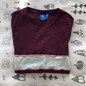 *RARE* Adidas Origanals Maroon T-Shirt